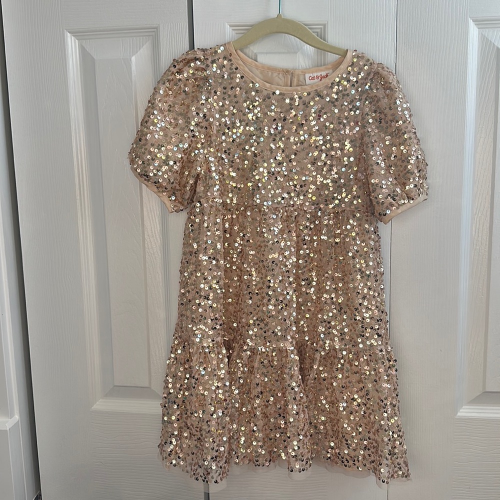Cat & Jack girls sequin dress